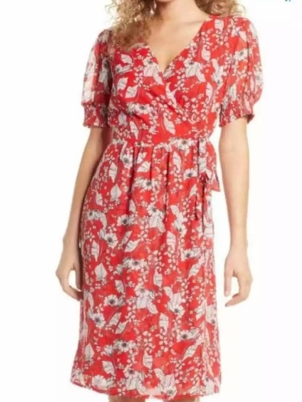 Chelsea28 Sleeve Dress Floral Dress